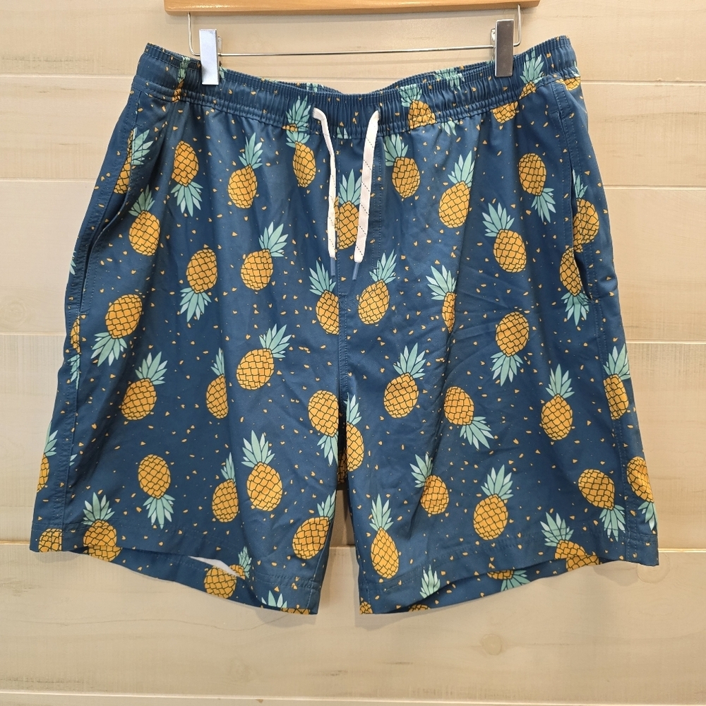 {XL} ELYSIAN Supply Company Pineapple Swim Shorts Men's